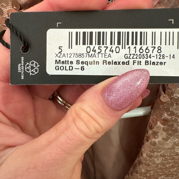 Matte Sequin Blazer/Pant Set (US 2) - Picture 8 of 11